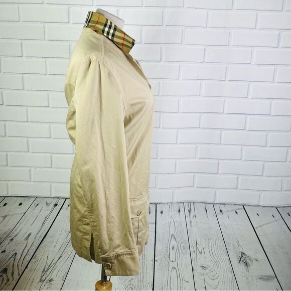Vintage Burberrys of London Tan Trench Coat - Size XL. - Picture 8 of 14